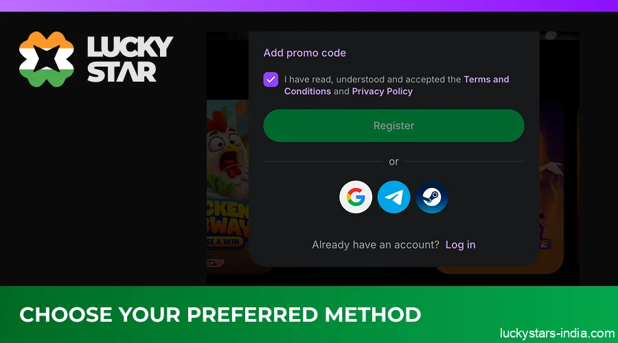 Luckystart promo code